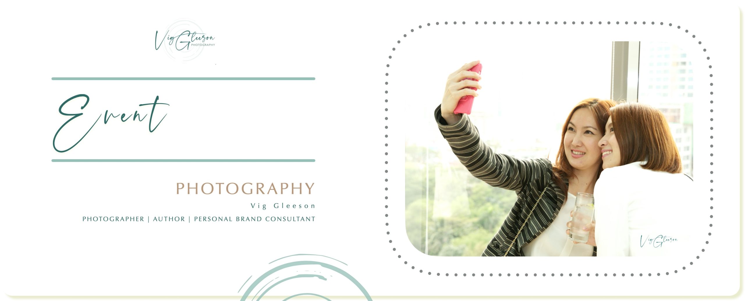 POST BANNER | Something About Me | personal brand photography | Vig Gleeson photographer | Limerick