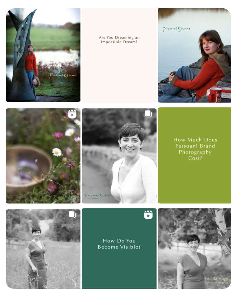 an beautiful Instagram personal brand layout. Vig Gleeson on Instagram June 2025